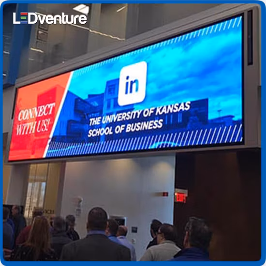 Full Color Indoor Outdoor Advertising Rental Curved Window LED Screen Display